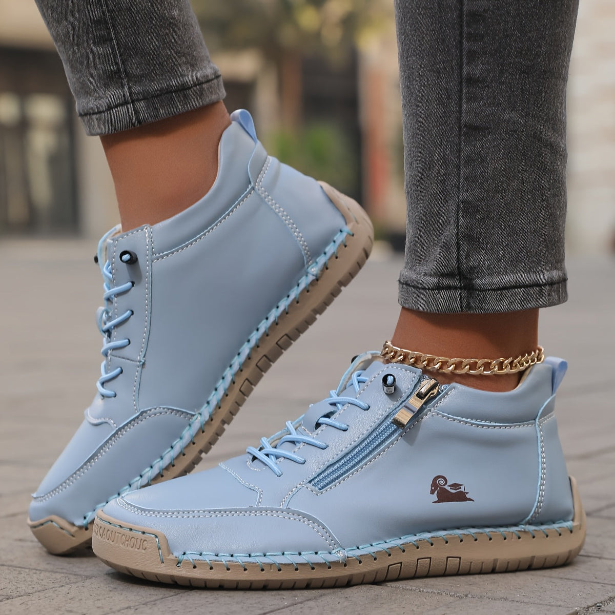 Mila – Comfortable Orthopedic Sneakers with Zipper