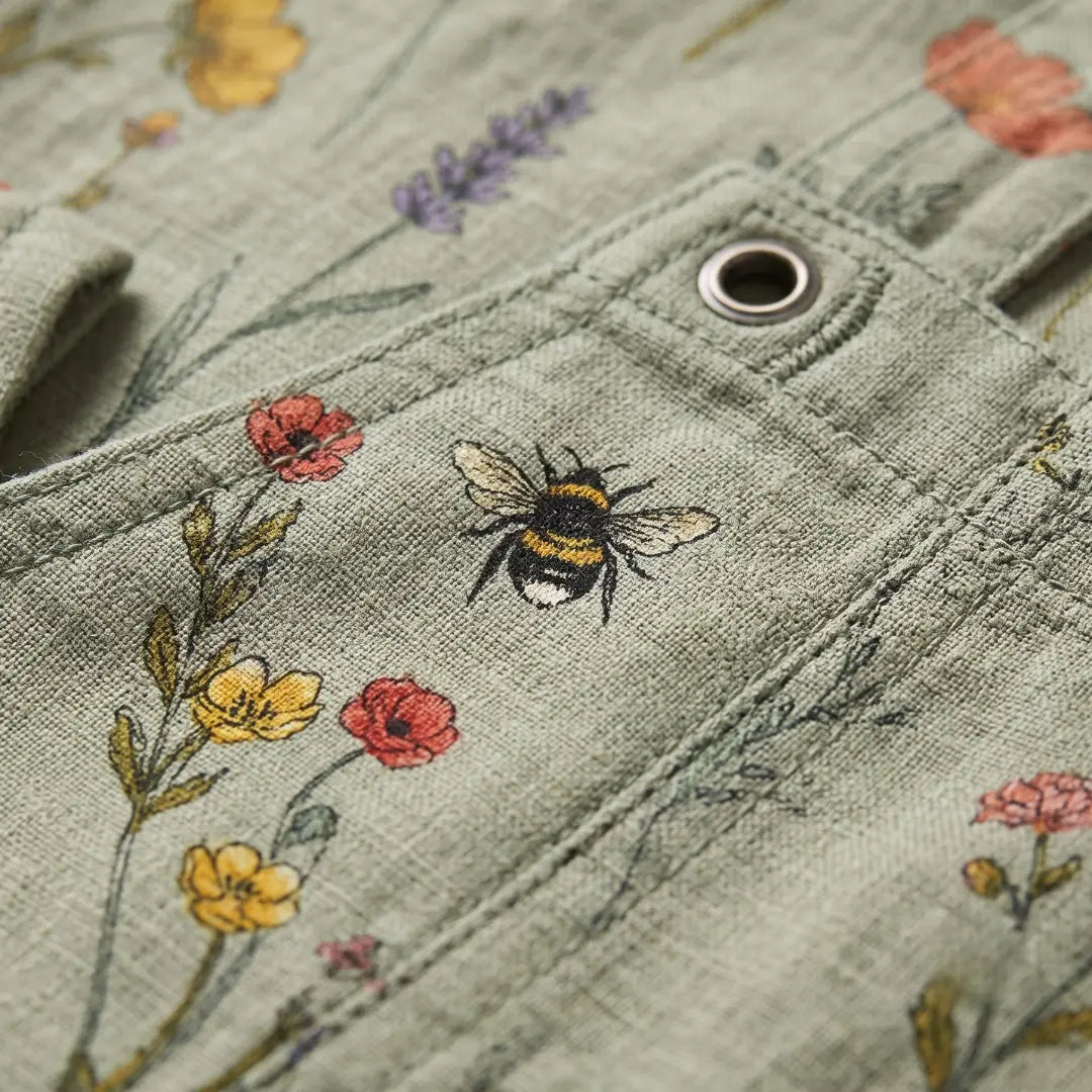 Comfortable Printed Dungarees