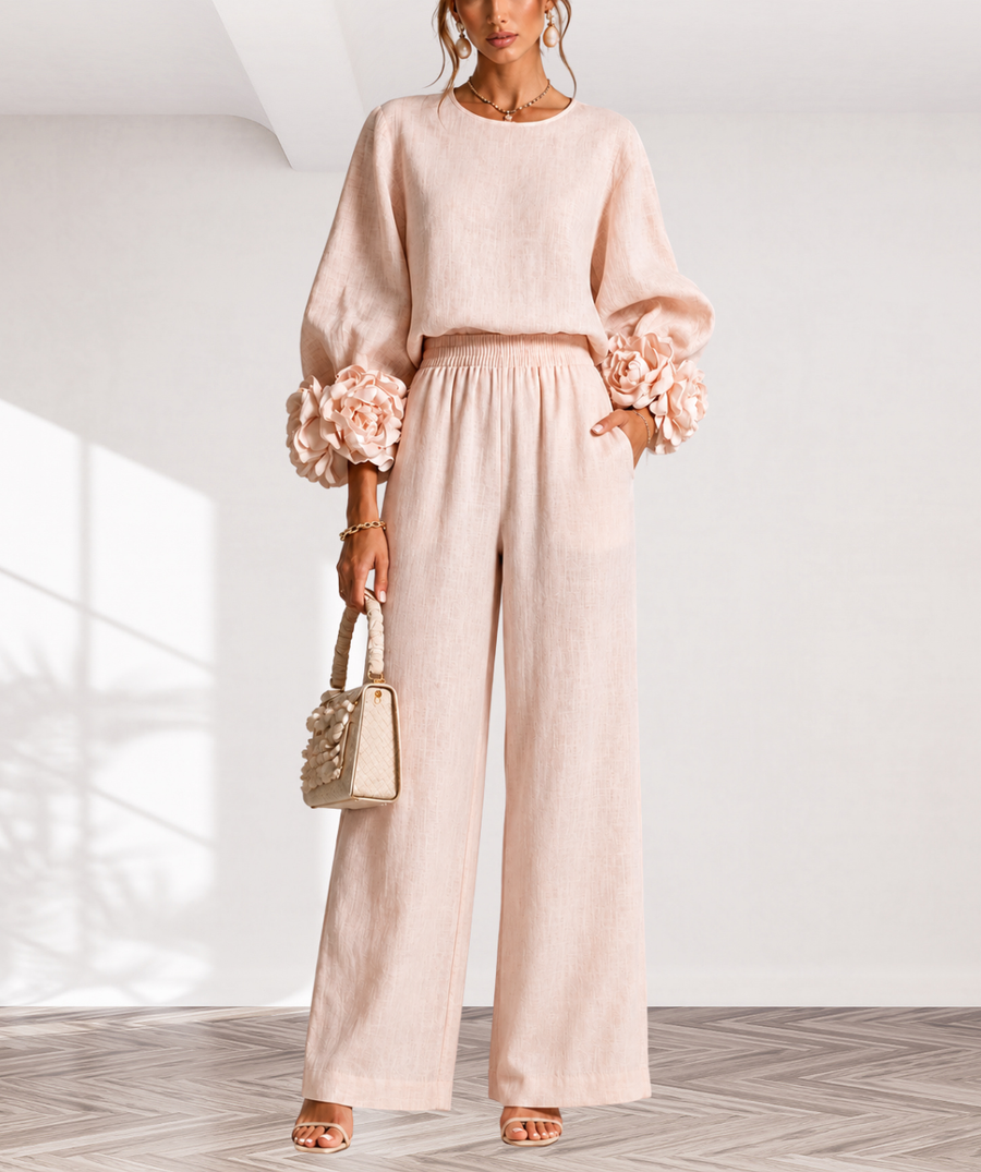 ROSALIE | FLORAL CUFF TWO-PIECE SET