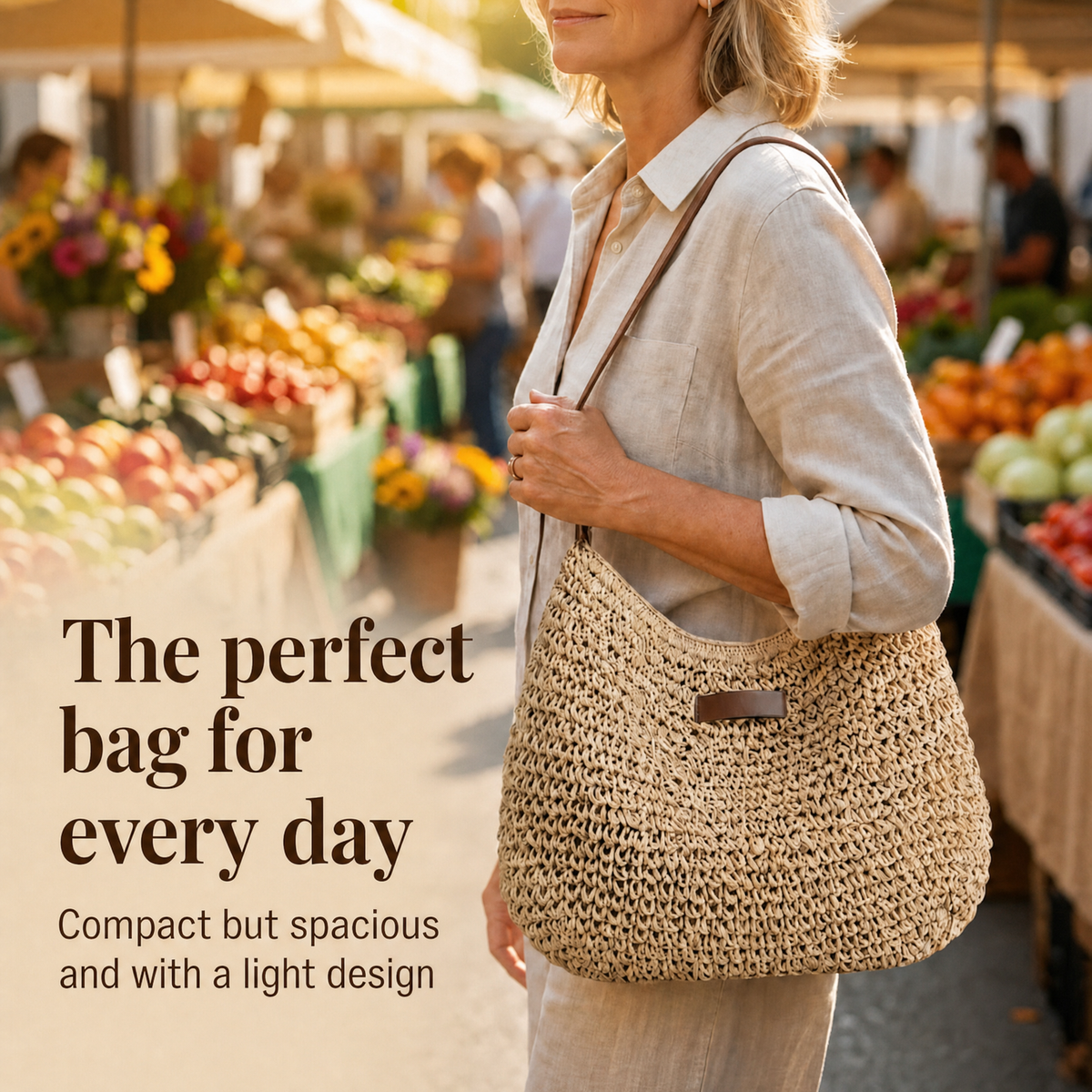 Simone | Elegant Woven Bag