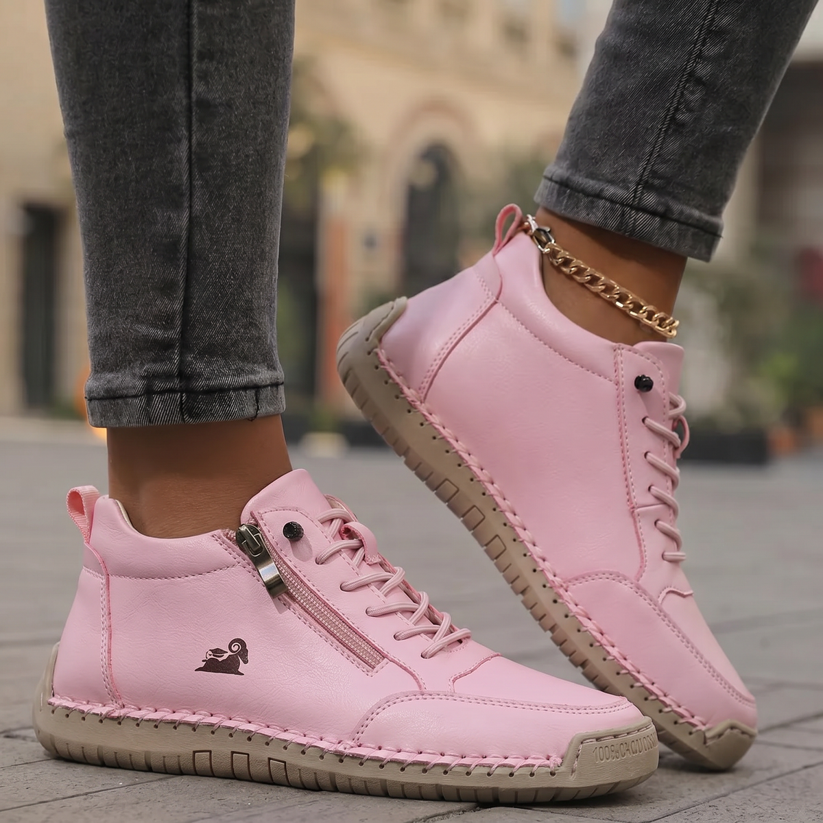Mila – Comfortable Orthopedic Sneakers with Zipper