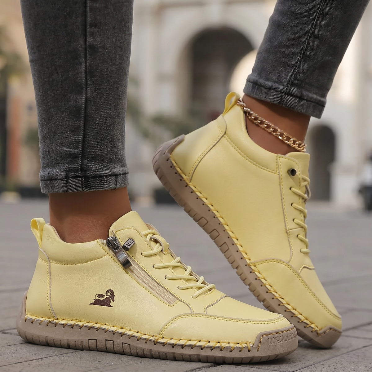 Mila – Comfortable Orthopedic Sneakers with Zipper